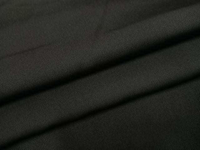 平和屋着物●男性　黒紋付・羽織セット　正絹　逸品　AABH3830ph