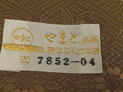 平和屋着物●振袖用長襦袢　草履　花　やまと金ラベル　正絹　逸品　AABH3831ph