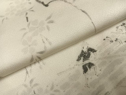 平和屋着物●洛楽人工房　人物花文　(玉蟲染)　訪問着　正絹　逸品　未使用　AABH3849ph
