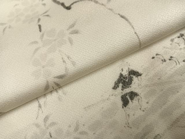 平和屋着物●洛楽人工房　人物花文　(玉蟲染)　訪問着　正絹　逸品　未使用　AABH3849ph