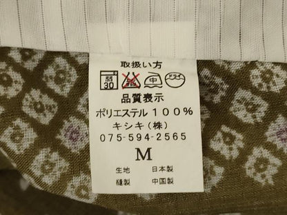 平和屋着物＊夏物 小紋 紗 桜間道 洗える着物 AABH3892jd