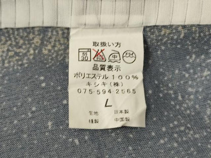平和屋着物＊夏物 小紋 紗 石畳文 洗える着物 AABH3894jd
