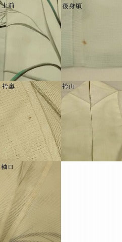 平和屋着物＊夏物 訪問着 絽 薄文 暈し染め 洗える着物 AABH3901jd
