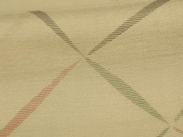 平和屋着物＊夏物 小紋 紗 網目文 正絹 逸品 AABH3903jd