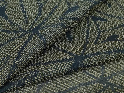 平和屋着物＊夏物 本場大島紬 夏大島 葉尽くし 正絹 逸品 AABH3914jd