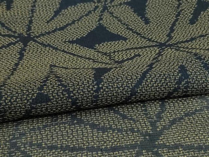 平和屋着物＊夏物 本場大島紬 夏大島 葉尽くし 正絹 逸品 AABH3914jd