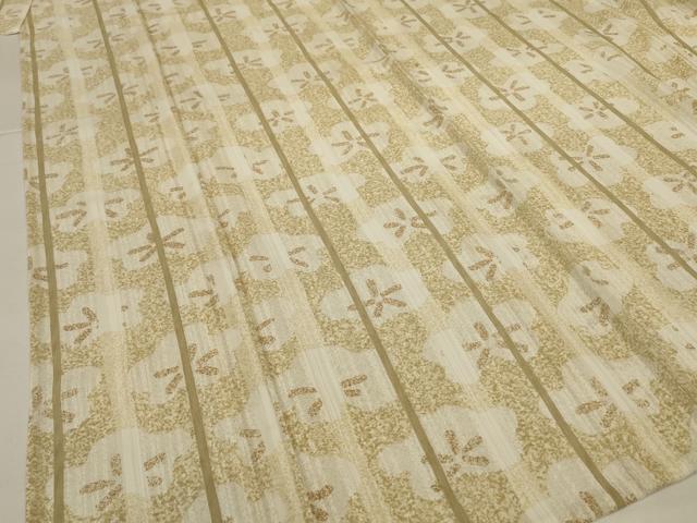 平和屋着物＊夏物 世界的ファッションデザイナー 山本寛斎 kansaiブランド 小紋 紗 舞花文 洗える着物 AABH3915jd