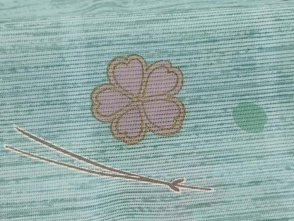 平和屋着物＊夏物 長襦袢 絽 舞花文 洗える着物 AABH3918jd