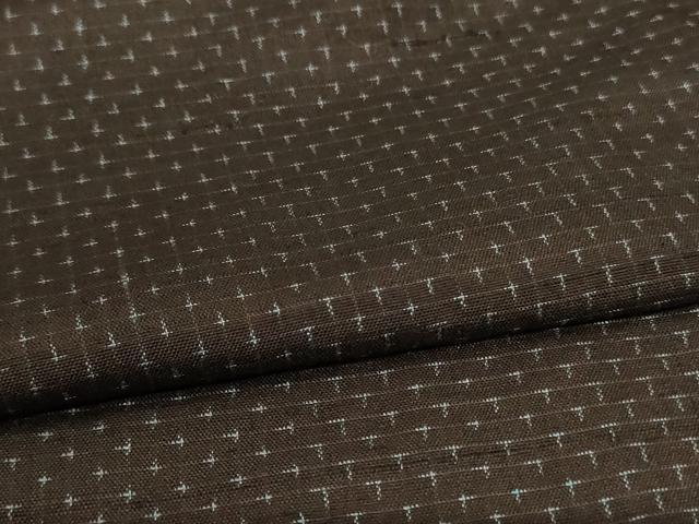 平和屋着物＊夏物 男性 紗紬 絣柄 正絹 逸品 AABH3926jd