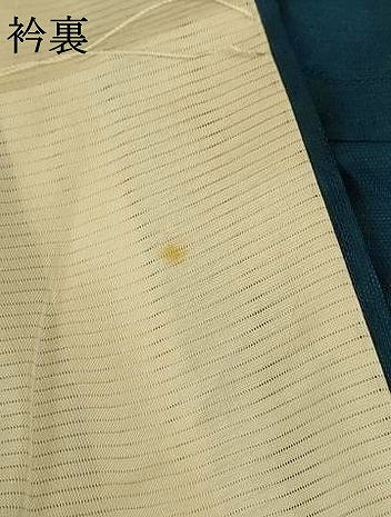 平和屋着物＊夏物　小紋　紗　よろけ縞　正絹　逸品　AABH3940jd 平和屋着物＊夏物 小紋 紗 よろけ縞 正絹 逸品 AABH3940jd