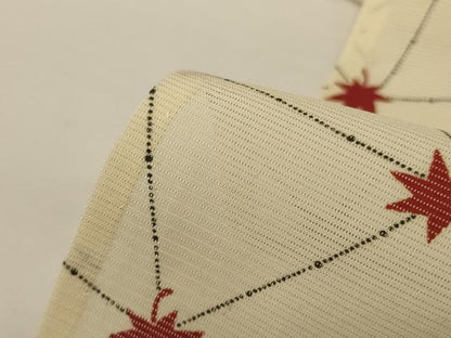 平和屋着物＊夏物 小紋 絽 幾何学文様 正絹 逸品 AABH3943jd