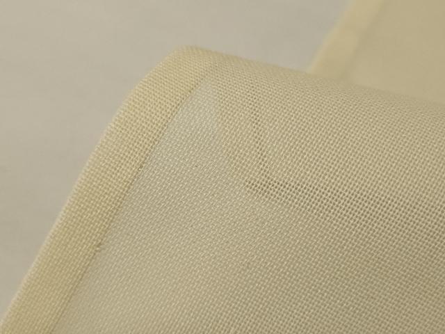 平和屋着物＊夏物 小紋 紗 草花文 正絹 逸品 AABH3944jd