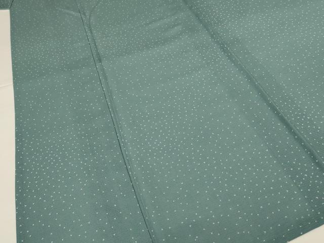 平和屋着物＊夏物 二代目 川村久太郎 小紋 絽 霞文 正絹 逸品 AABH3956jd