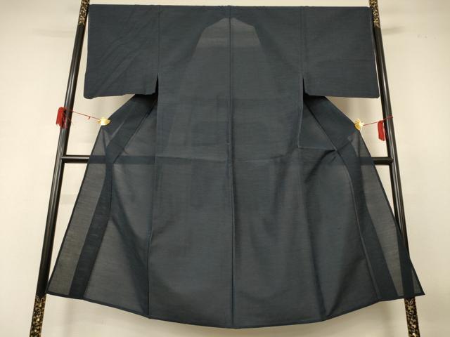 平和屋着物＊夏物 男性 小紋 紗 霞文 AABH3957jd