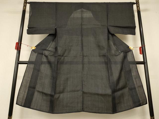 平和屋着物＊夏物　男性　重要無形文化財　本場宮古上布　絣柄　苧麻　逸品　AABH3966jd