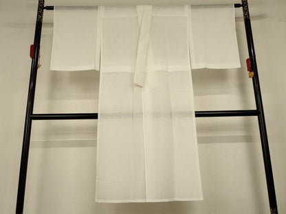 平和屋着物＊夏物 長襦袢 絽 生成り色 洗える着物 AABH3968jd
