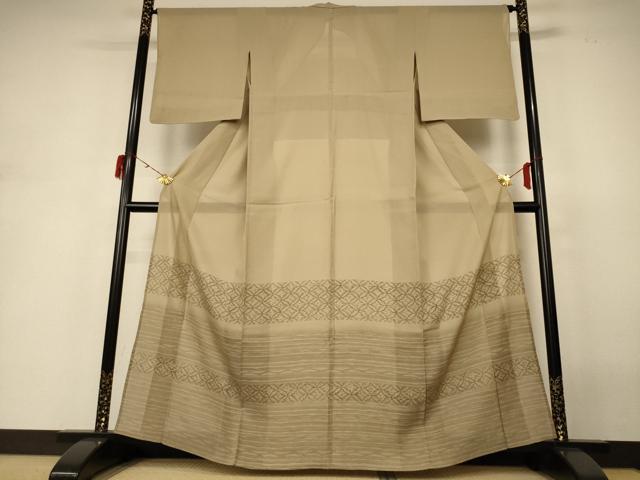 平和屋着物＊夏物　訪問着　紗　七宝花文　正絹　逸品　AABH3973jd