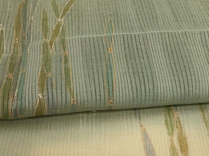平和屋着物＊夏物　訪問着　変わり絽　木賊　暈し染め　銀彩　正絹　逸品　未使用　AABH3976jd