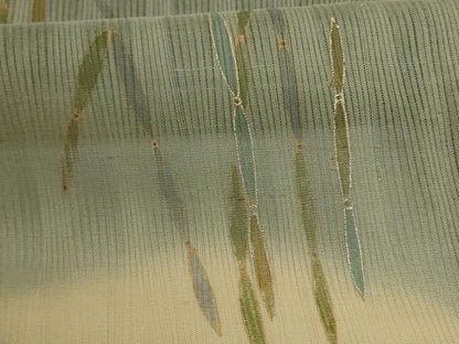 平和屋着物＊夏物　訪問着　変わり絽　木賊　暈し染め　銀彩　正絹　逸品　未使用　AABH3976jd