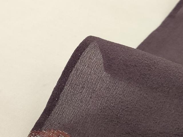 平和屋着物＊夏物 小紋 千鳥 銀糸 正絹 逸品 AABH3978jd