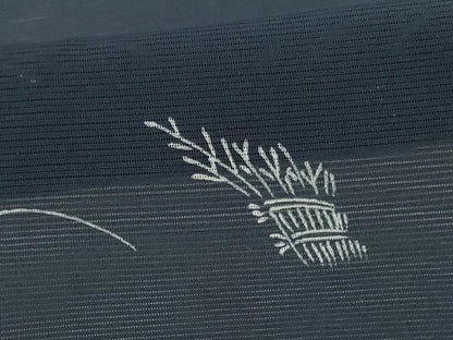 平和屋着物＊夏物 小紋 絽 芝 正絹 逸品 AABH3980jd