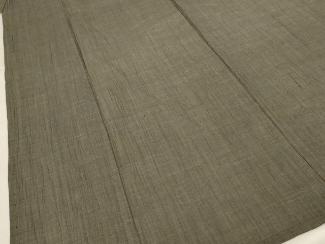 平和屋着物＊夏物 小千谷ちぢみ 霞文 麻 逸品 AABH3988jd
