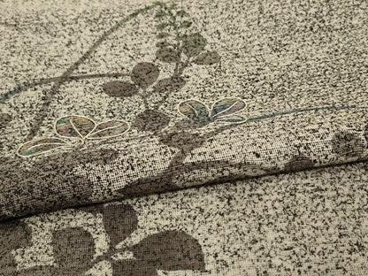 平和屋着物＊夏物 訪問着 紗 駒刺繍 萩文 正絹 逸品 AABH3989jd