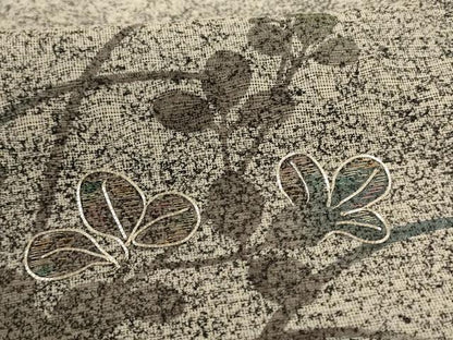 平和屋着物＊夏物 訪問着 紗 駒刺繍 萩文 正絹 逸品 AABH3989jd