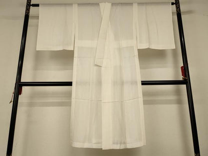平和屋着物＊夏物 長襦袢 絽 灰白色 さが美扱い 正絹 逸品 AABH3990jd