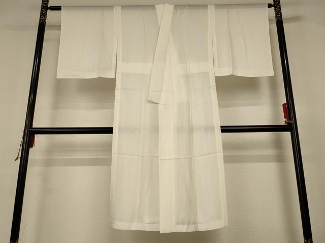 平和屋着物＊夏物 長襦袢 絽 灰白色 さが美扱い 正絹 逸品 AABH3990jd