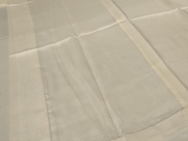平和屋着物＊夏物 長襦袢 絽 灰白色 さが美扱い 正絹 逸品 AABH3990jd