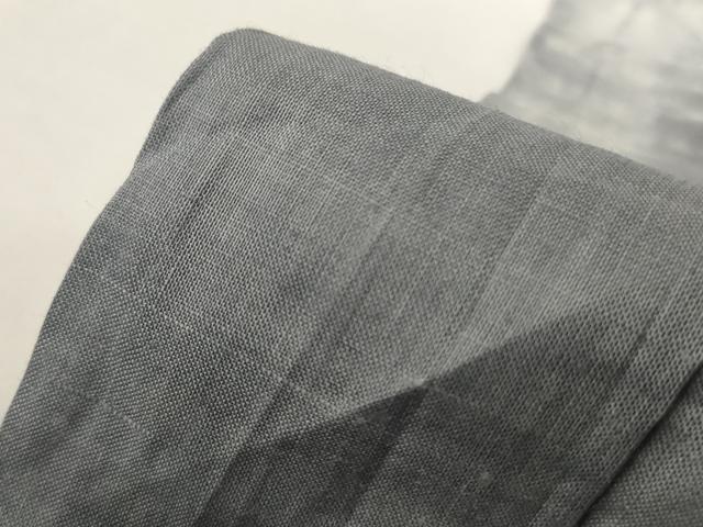 平和屋着物＊夏物　男性　長襦袢　絞り　熨斗目文　麻　逸品　AABH3994jd