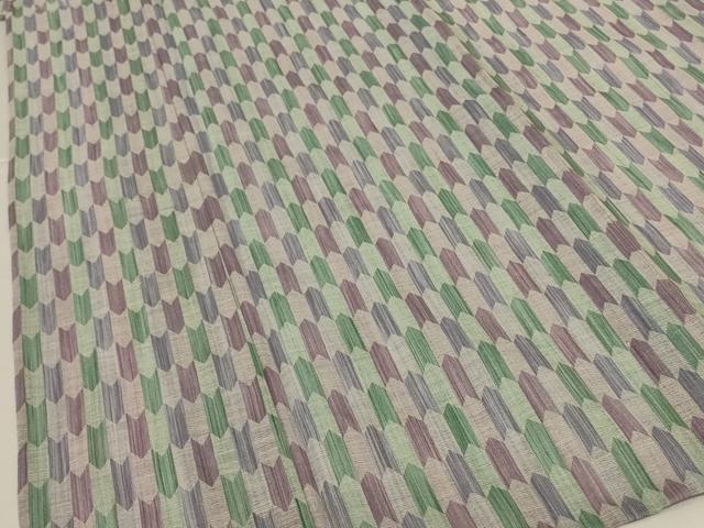 平和屋着物＊夏物 小紋 矢羽文 AABH4001jd