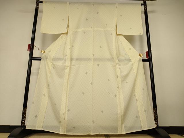 平和屋着物＊夏物 小紋 絽 網目文 正絹 逸品 AABH4003jd