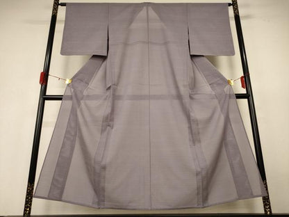 平和屋着物＊夏物 色無地 絽 煤色 正絹 逸品 AABH4009jd