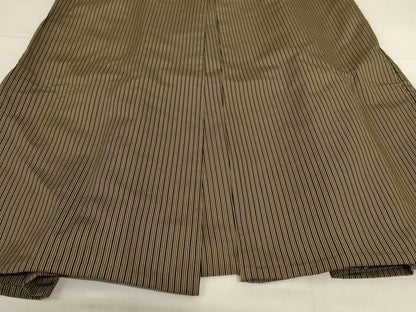 平和屋着物＊夏物　男性　行灯袴　縞　正絹　逸品　AABH4012jd