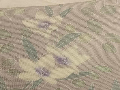 平和屋着物＊夏物 訪問着 絽 流水草花文 暈し染め 正絹 逸品 AABH4014jd