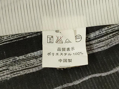 平和屋着物＊夏物 小紋 絽 変わり縞 洗える着物 AABH4022jd