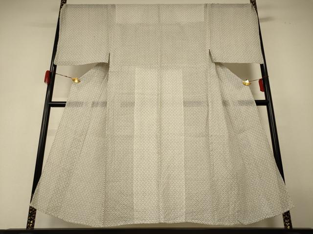 平和屋着物＊夏物 小千谷ちぢみ 絣文 麻 逸品 AABH4031jd