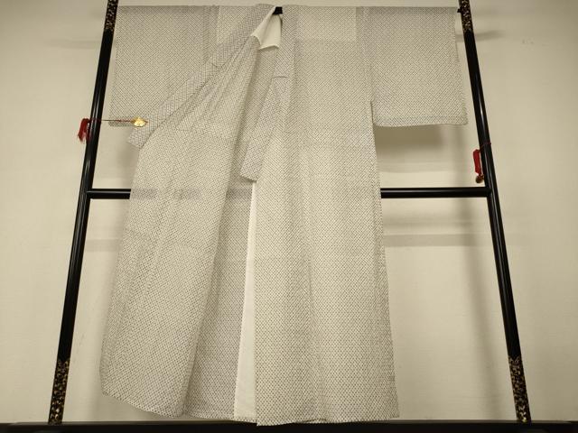 平和屋着物＊夏物 小千谷ちぢみ 絣文 麻 逸品 AABH4031jd