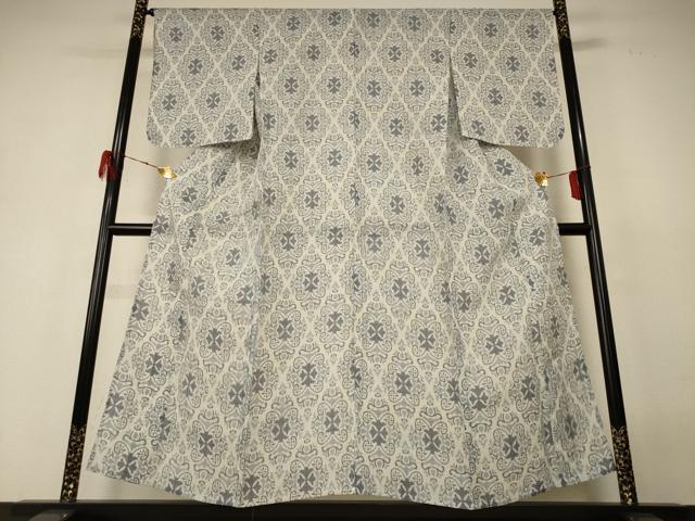 平和屋着物＊夏物 越後上布 花菱文 苧麻 逸品 AABH4032jd