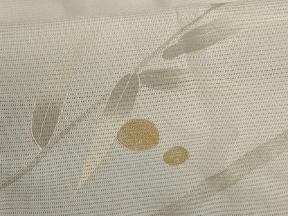 平和屋着物＊夏物 訪問着 絽 草葉文 金銀彩 正絹 逸品 AABH4037jd
