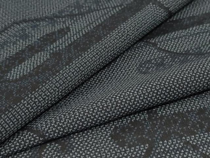 平和屋着物＊夏物 本場大島紬 夏大島 唐草文 正絹 逸品 AABH4039jd