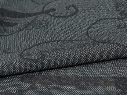 平和屋着物＊夏物 本場大島紬 夏大島 唐草文 正絹 逸品 AABH4039jd