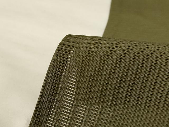 平和屋着物＊夏物 色無地 絽 海松色 正絹 逸品 AABH4040jd