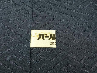 平和屋着物●訪問着　総絞り　刺繍　雪輪草花文　暈し染め　金糸　正絹　逸品　AABH4047ph