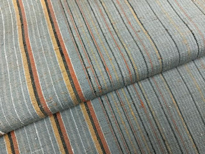 平和屋着物●ぜんまい紬　間道　正絹　逸品　AABH4104ph