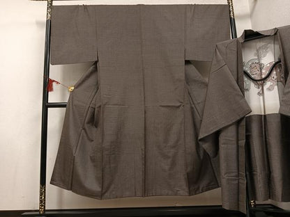 平和屋着物●男性　本場大島紬　アンサンブル　100亀甲　総詰め　正絹　逸品　AABH4108ph