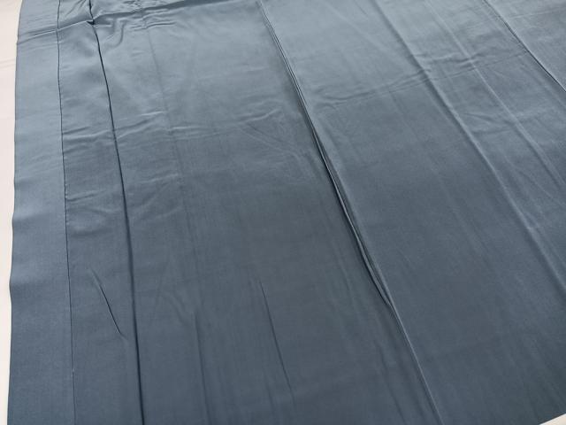 平和屋着物●男性　長襦袢　袷　作家物　手描き　富士山　樹林　暈し染め　金彩　正絹　逸品　未使用　AABH4116ph