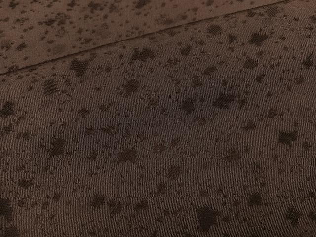 平和屋着物●無地絵羽訪問着　作家物　茂野大生　霞文　色無地　煤竹色　正絹　逸品　AABH4126ph